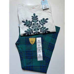 Cat & Jack Little Girls Long Sleeve and Leggings Set size XS (4/5)